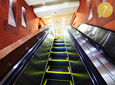 Take the escalator to the 3rd floor. The front desk is to the rear.