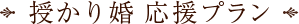 授かり婚 応援プラン
